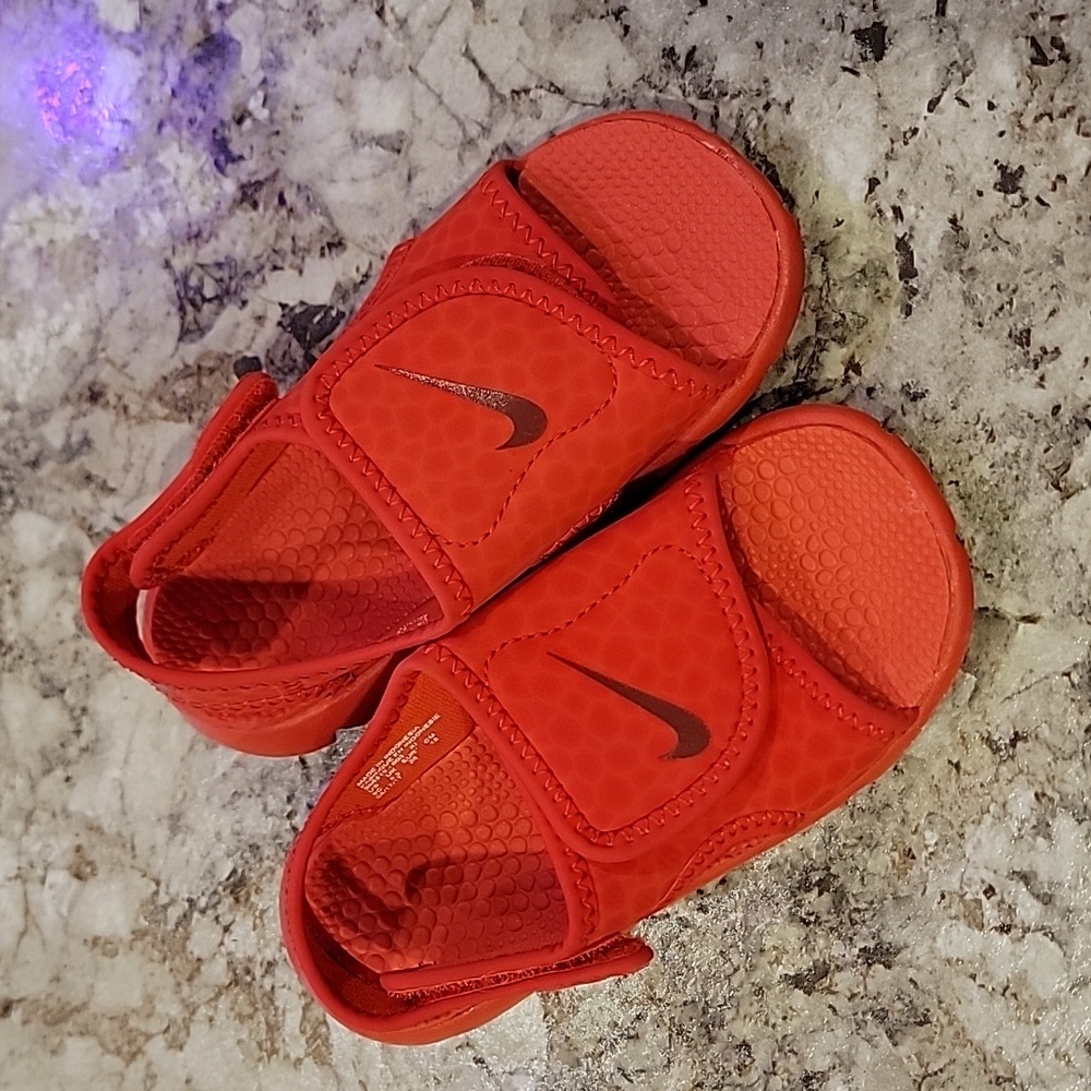 Nike Kids Bright Red Sandals